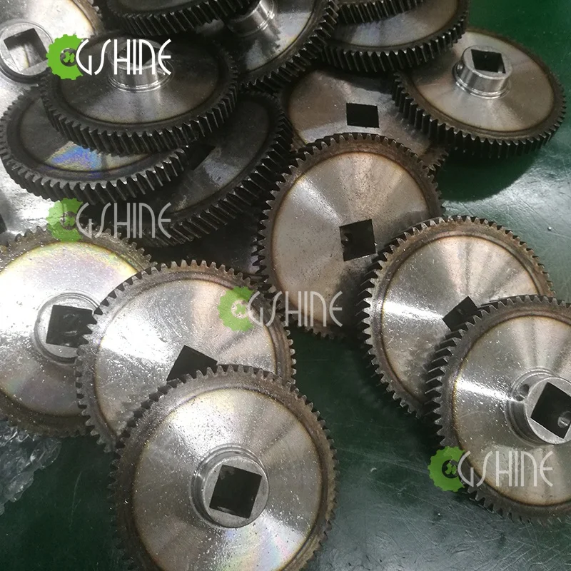 Good quality steel gear large diameter custom multiple sizes steel gear high precision small spur gear
