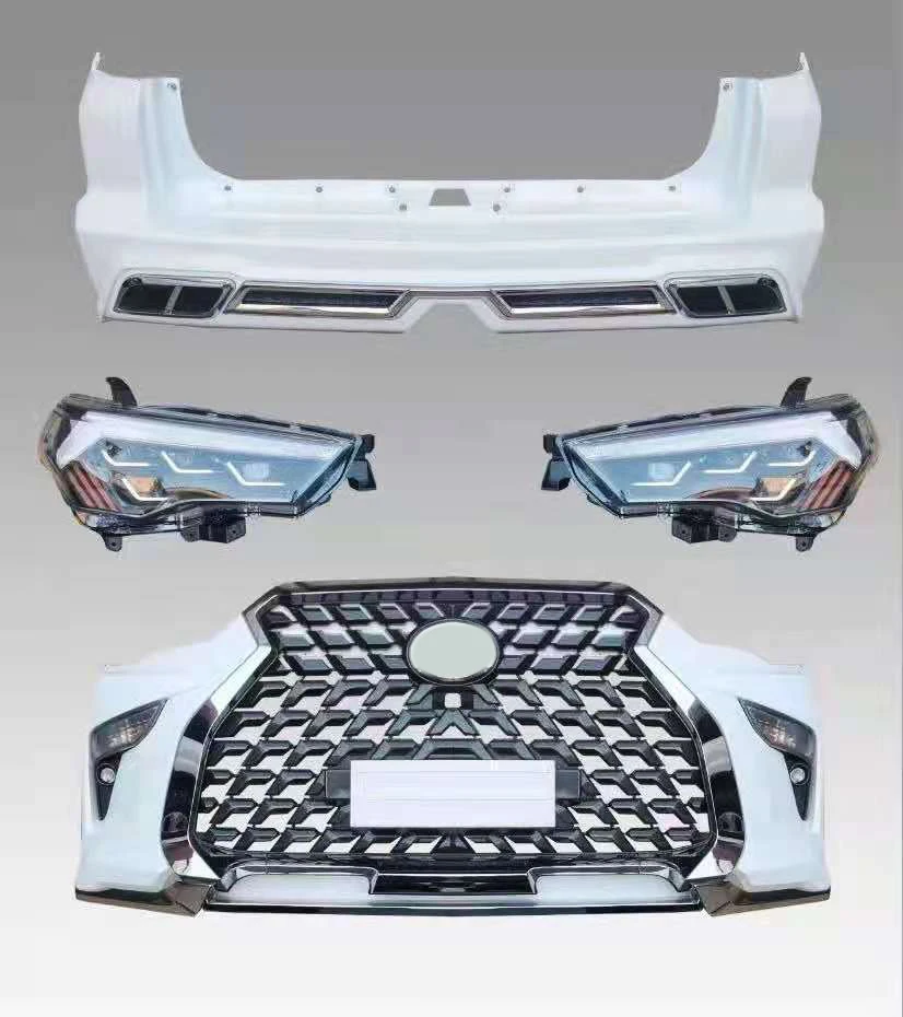 Hot sale Car Modification Front And Rear Bumper Body Kit For Toyota 4runner 2010-2019 To Lexus Design