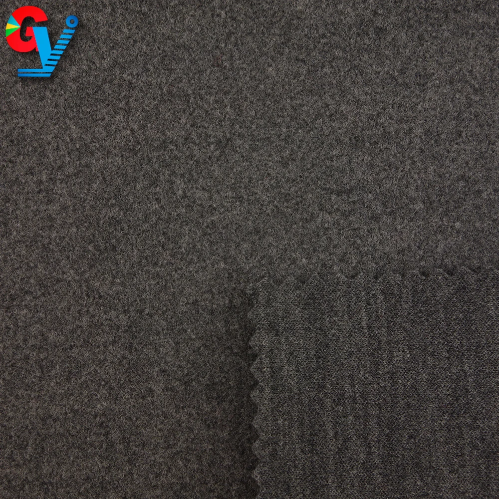 OEM Design One Side Brush Wool Feel Polyester Knit Cashmere Fabric
