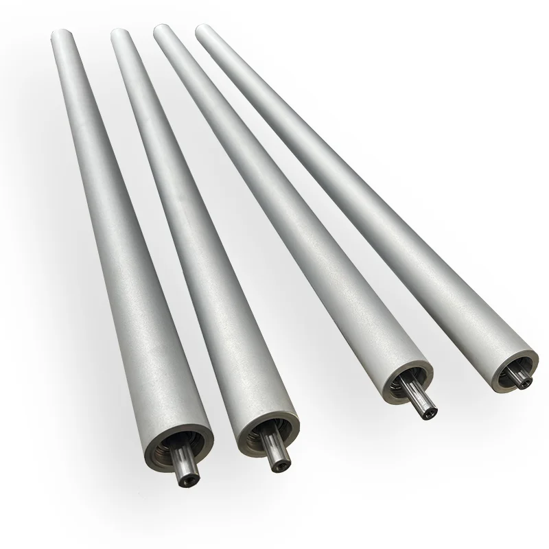 factory customized aluminum guide roller conveyor idler rollers