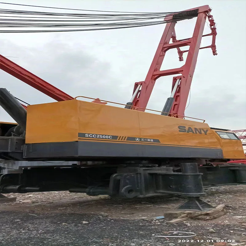 Кран гусеничный 250 T SCC2500 SANY б/у тонн на