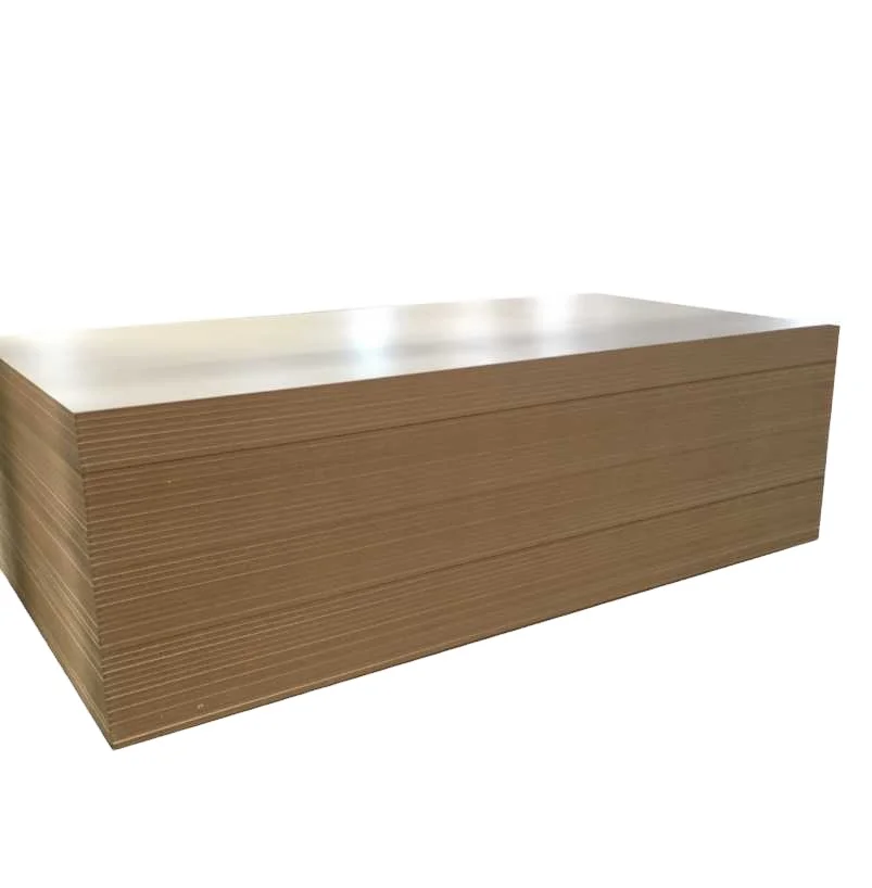 
4x8*17mm warm white color melamine mdf board for furniture decoration 