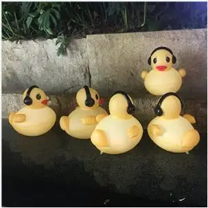16 Inch Floating Solar Pool Lights Waterproof LED Pool Accessories Glow Duck Inflatable Solar Powered Floating Waterlight 90 80