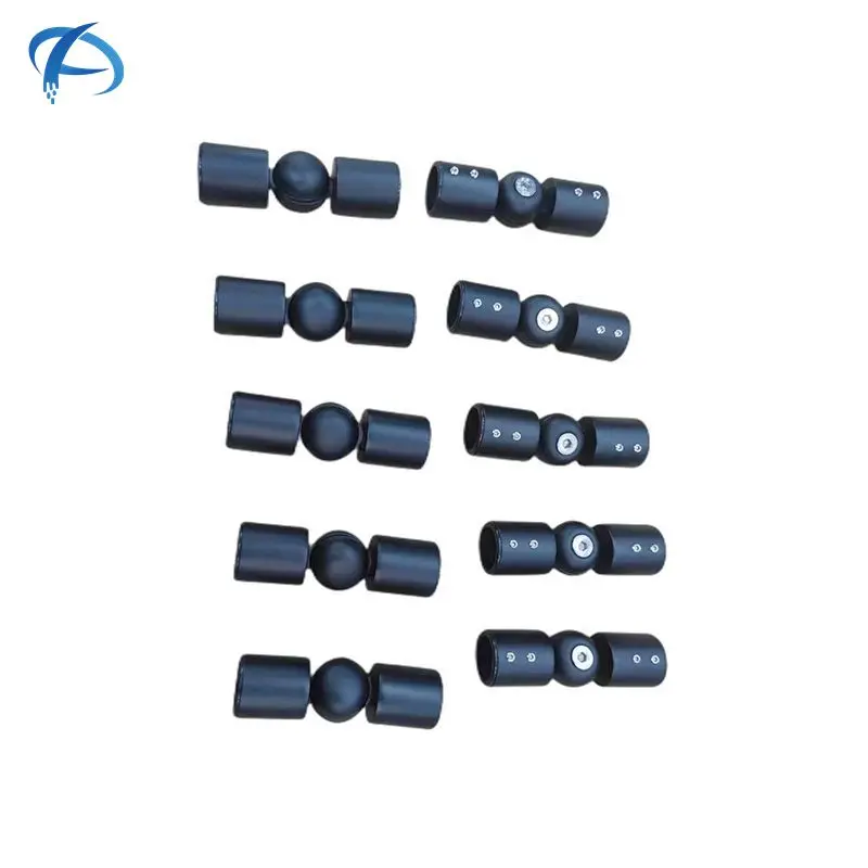 A0228 Austin Stainless Steel Sus304 Matt Black  Round Tube Glass Shower Door Fittings Tube Connector