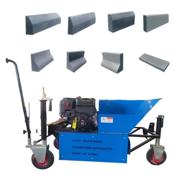 Factory supply curb stone making machine concrete slip form curb machine