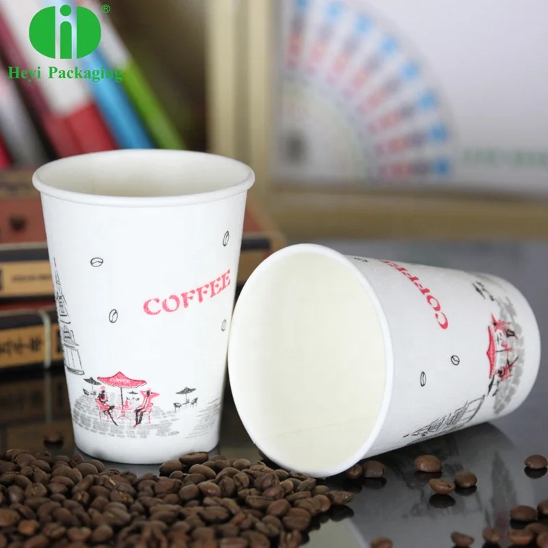 Disposable  Hot Insulation Foam Paper Cup Matching With  PP Lids