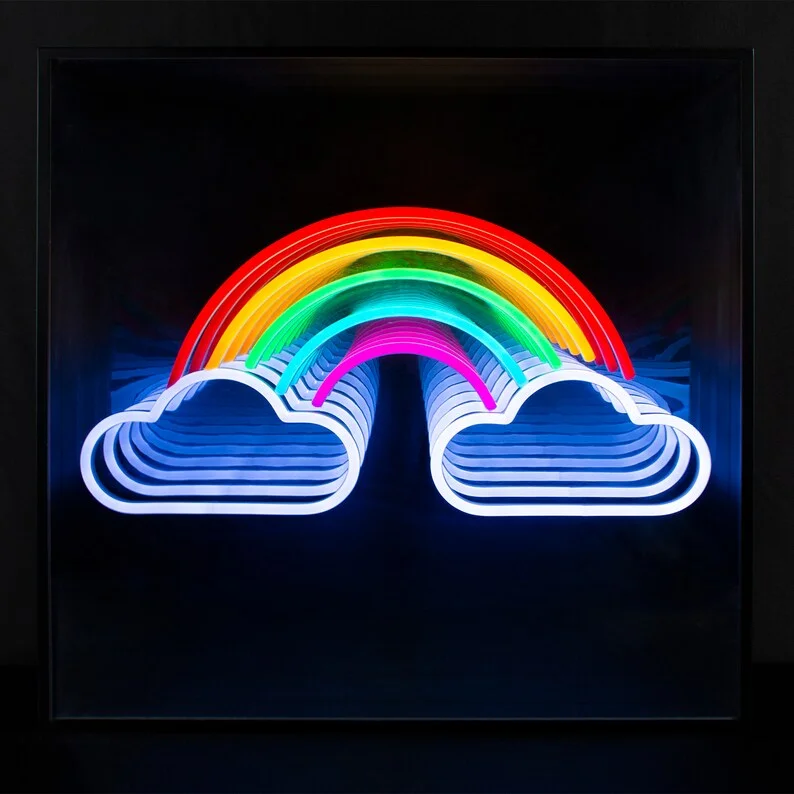 IP65 Waterproof Flexible Neon LED Strip Lights 24V RGB LED neon Rope Lights for Bedroom Room Outdoors Decor