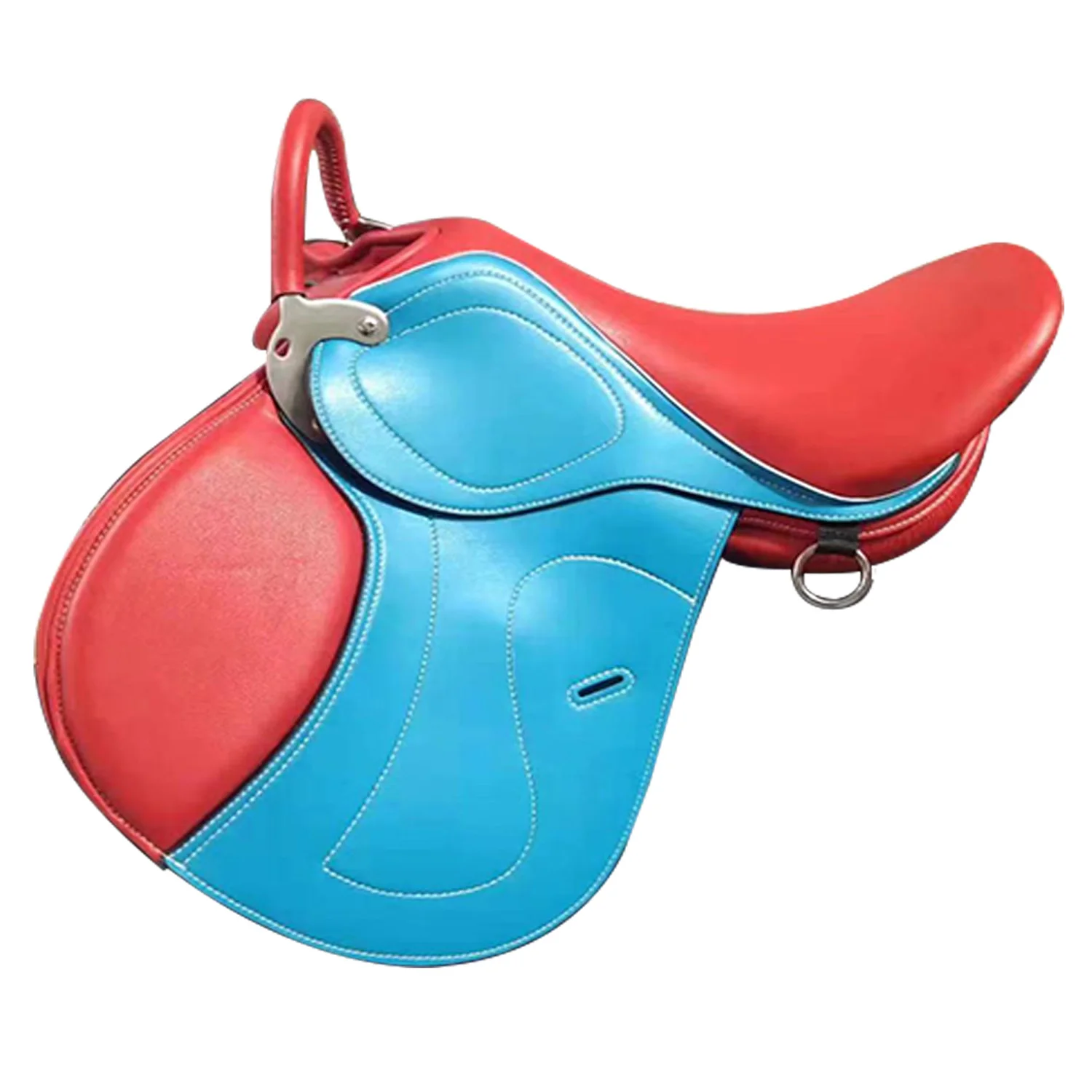 All Purpose High Quality Leather Jumping Riding Horse Saddle Available at Affordable English horse racing products from India