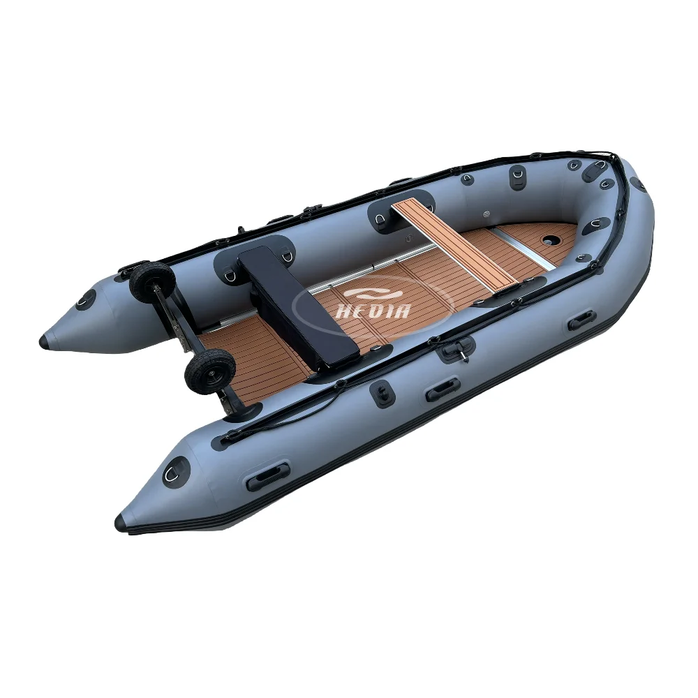 Hedia CE certificated 380cm inflatable fishing boat for water sports