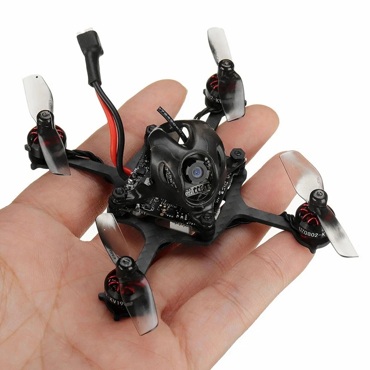 Запуav UZ80 Crazybee F4 Lite 1S DIY Мини FPV гоночный Дрон с бесщеточным Мотором Runcam Nano 3 FPV камера Flysky приемник FPV гоночный Дрон