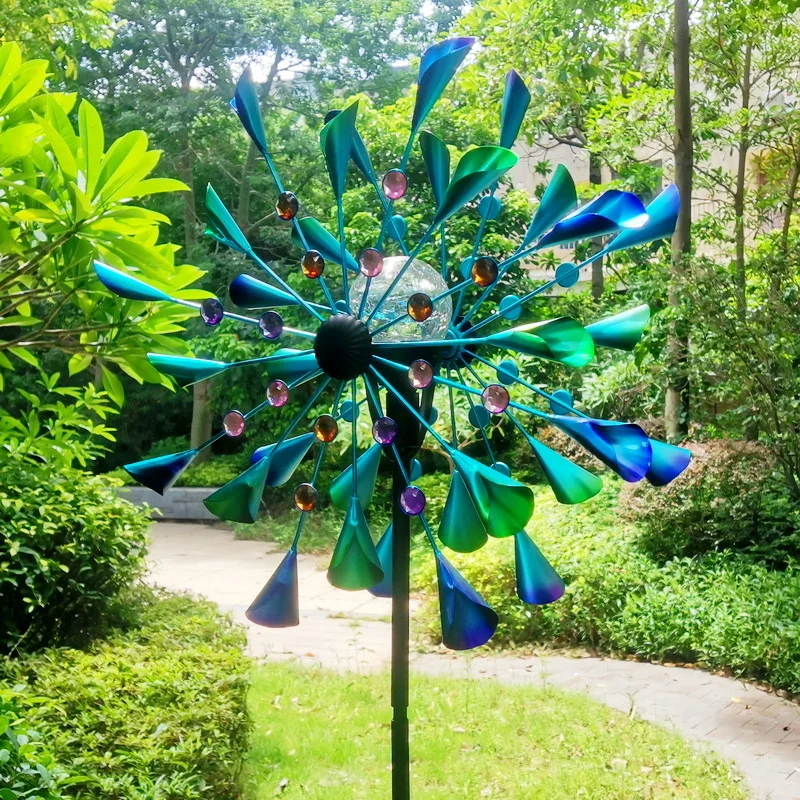 pinwheel metal Garden Windmill