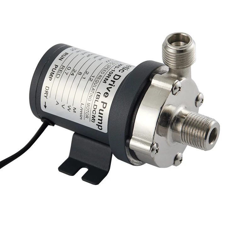 WS-10RM 11/12 L/min Brushless Motor 12V 24V Circulation sealless Pump centrifugal beer brewing food grade water magnetic pump