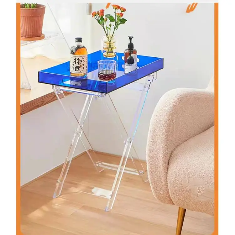 Home Decor Portable Acrylic Folding Chair Coffee Table Coffee Table