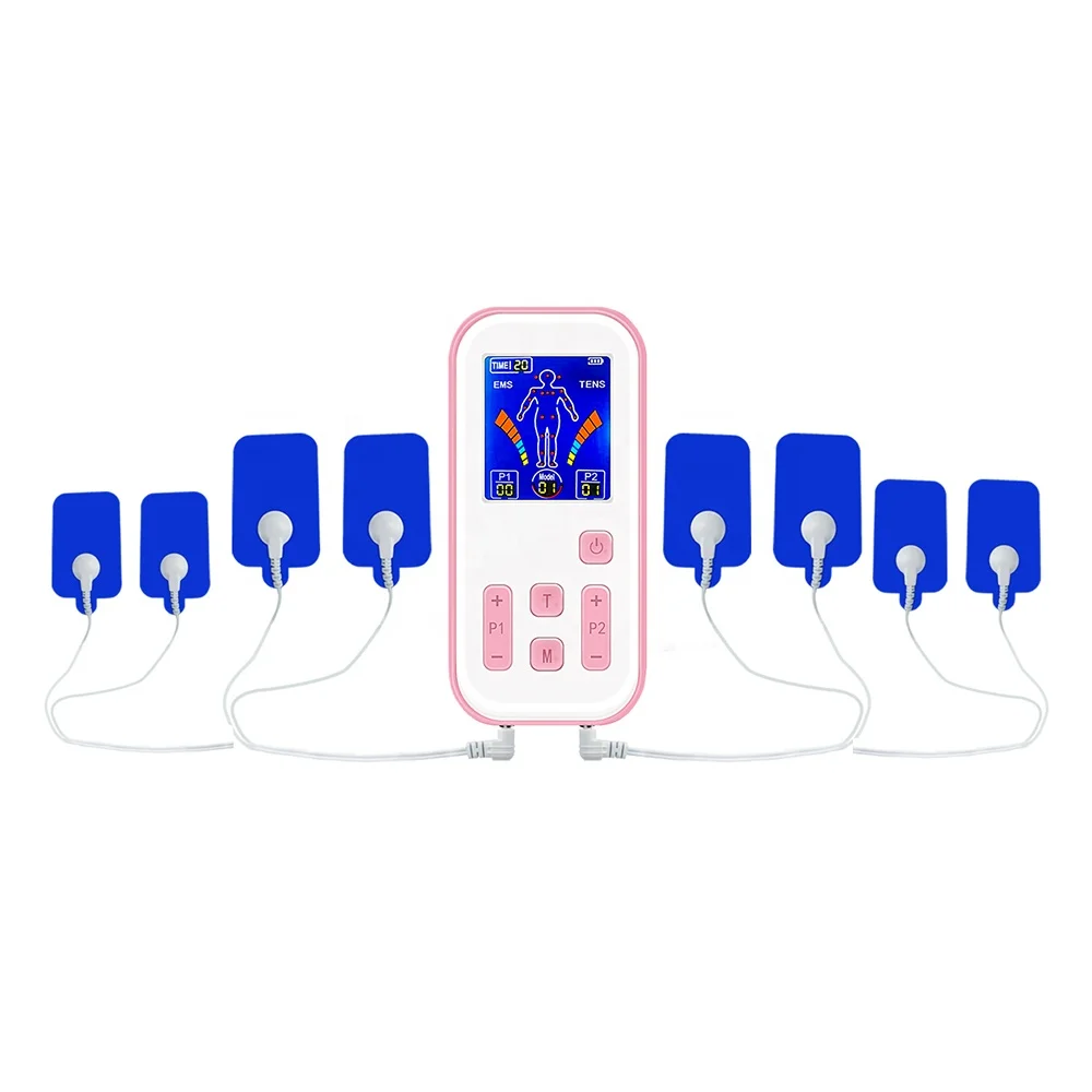 35 Mode USB Charging Dual Output Full Body Massager Digital Therapy Machine Electronic Muscle Stimulator