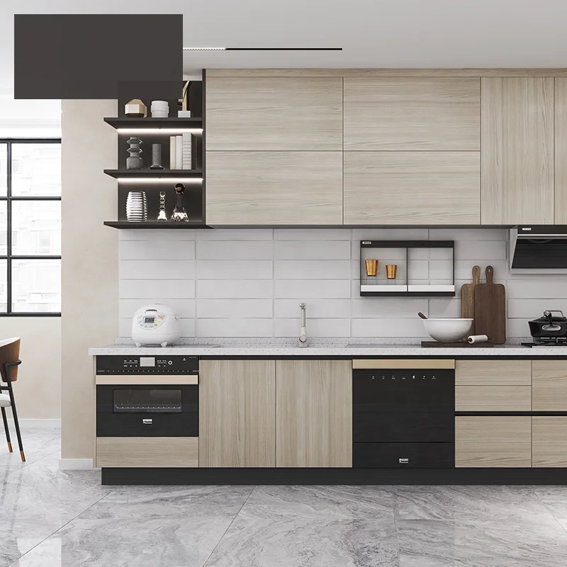 Small Kitchen Cabinet Wood Grain Kitchen Cabinet Complete Kitchen Set