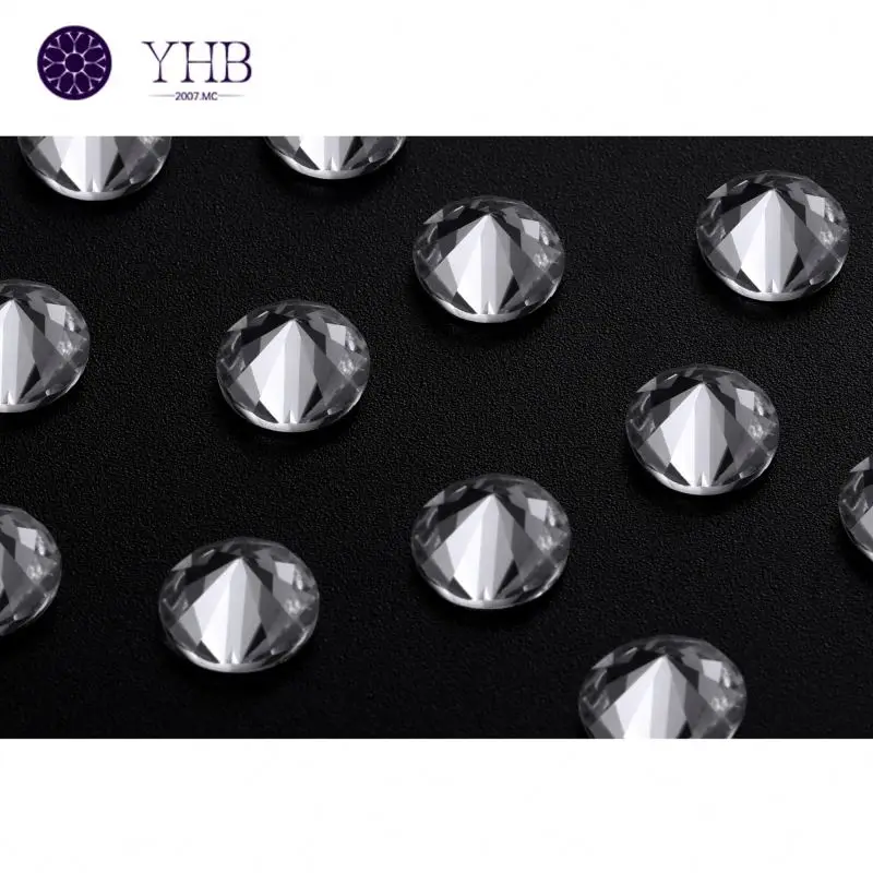 Brand Source Manufacturer Multi-Size Round Glass Solid And Stable Hotfix Christmas Nail Art Wholesale Rhinestones