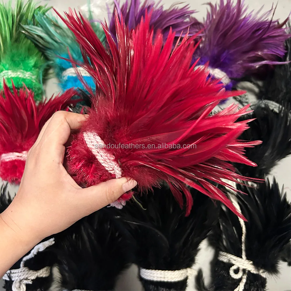 10-15 cm 4-6 inch Strung Rooster Cock Saddle Hackle Feathers for Fly  Fishing