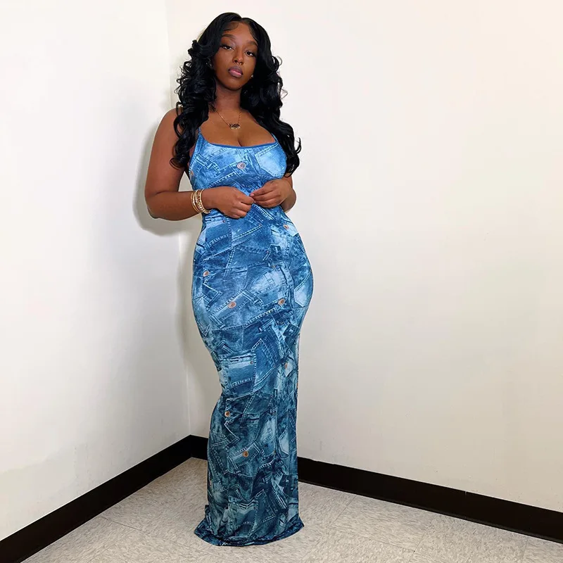 2024 fashion Elegant Party Evening maxi Dresses hot sexy Backless tube top slim long hip wrap skirt women night party