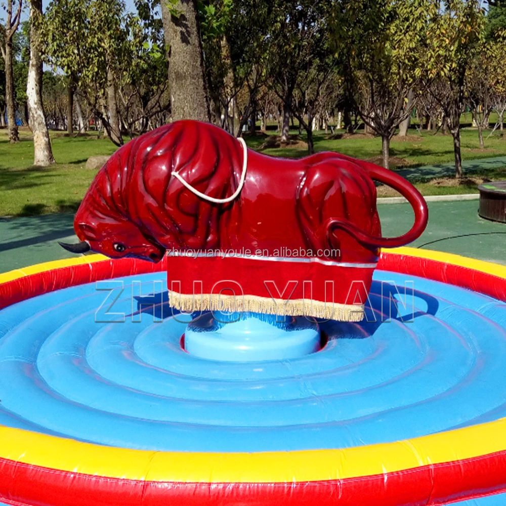 buy professional smoking pink rodeo Ride Riding mechanical bull ride machine adults