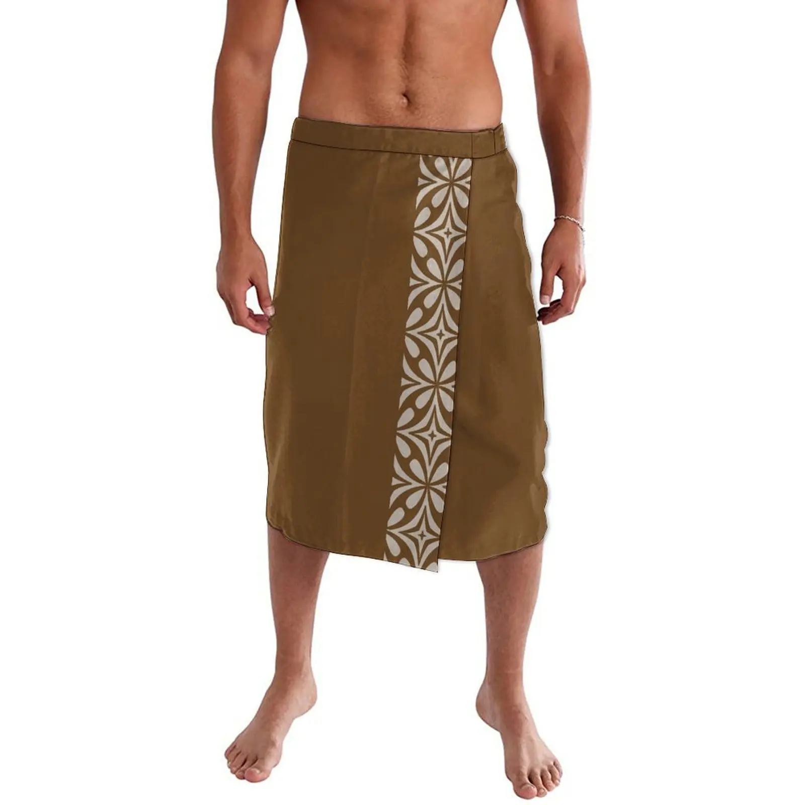 American National Clothing Custom Fiji Polynesian Tribal Samoa Lavalava Tatau Ie Faitaga Togna Tupenu Mens Wrap Skirt Sarong