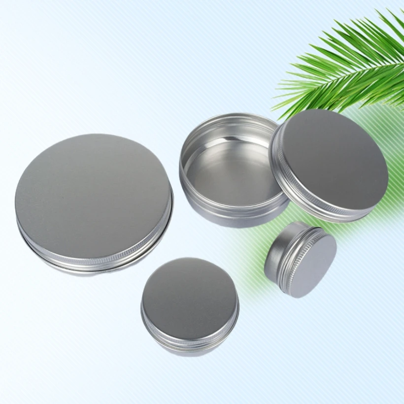 Custom Colorful 30g 50g tin jar vintage tin box tin tea leaf box aluminum jar for cosmetic and food
