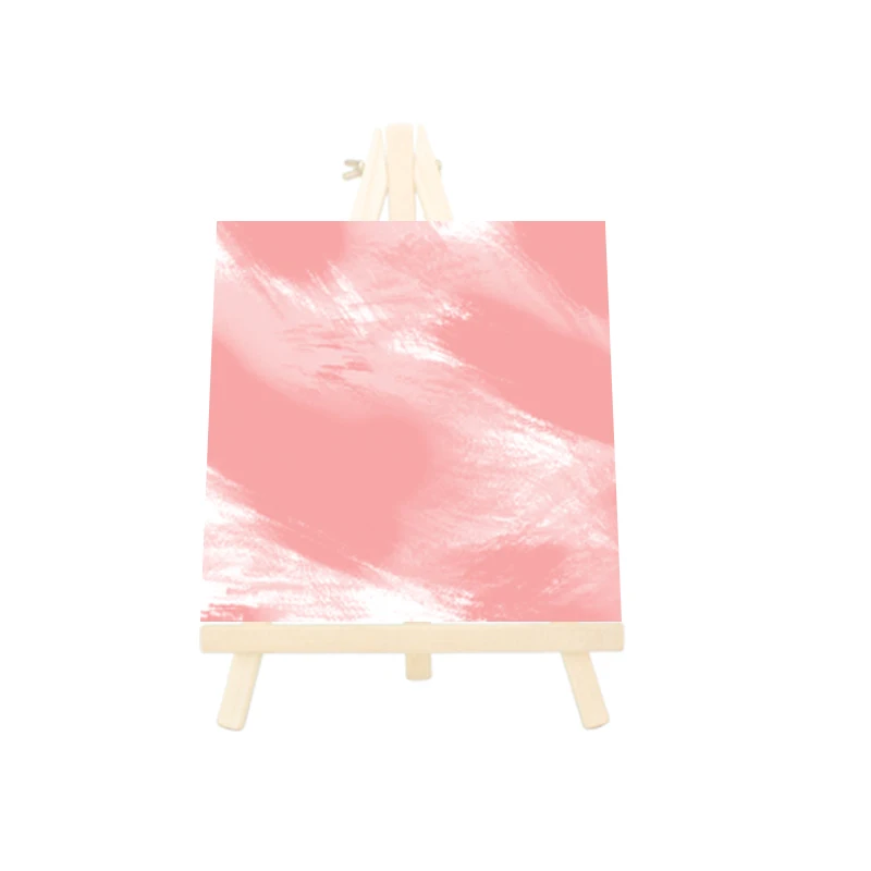 China Golden Supplier  Paint Mini  Tabledesk stand Easels for children  painting  Mini   streched canvas drawing