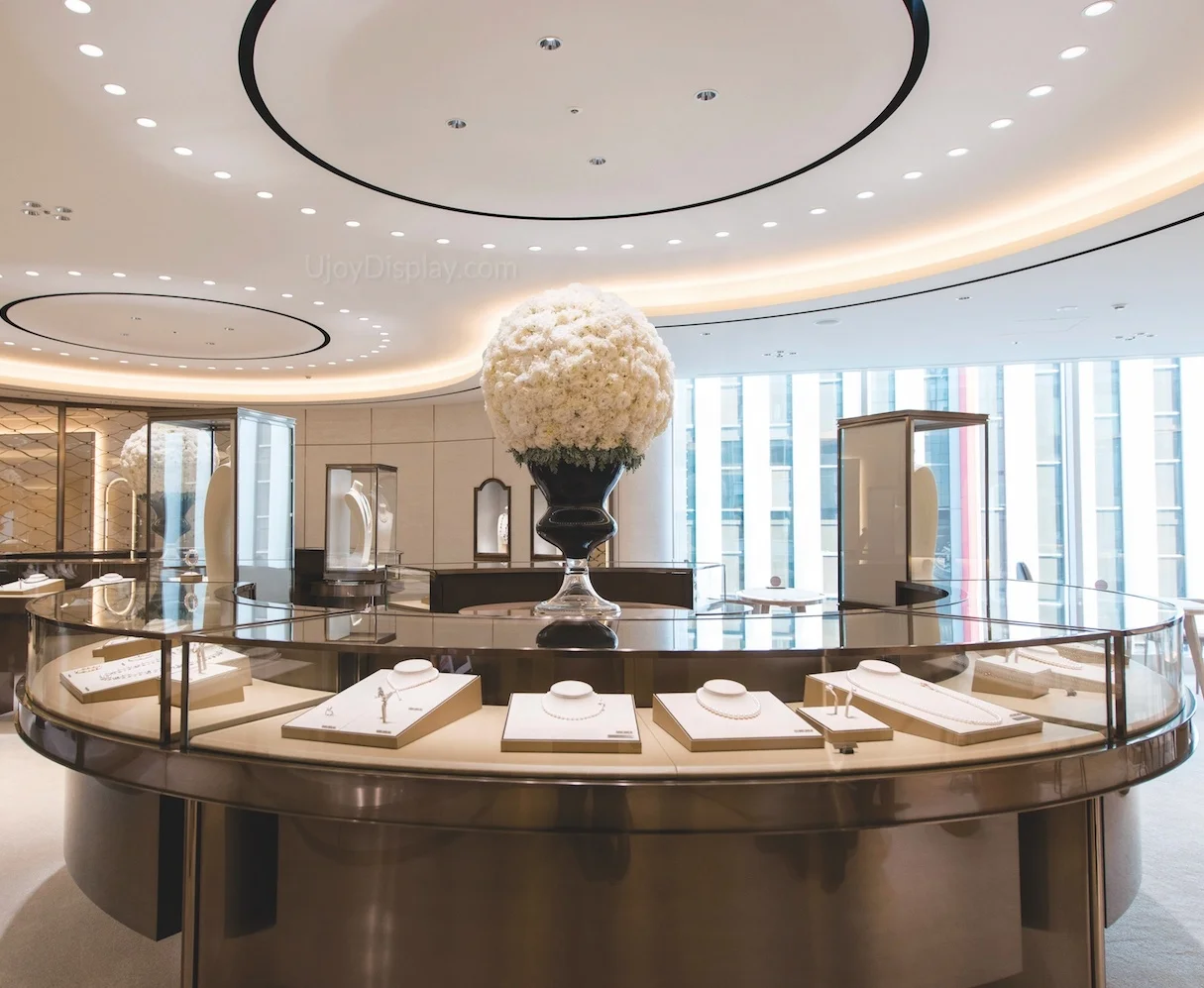 custom jewelry display showcase design and manufacturer