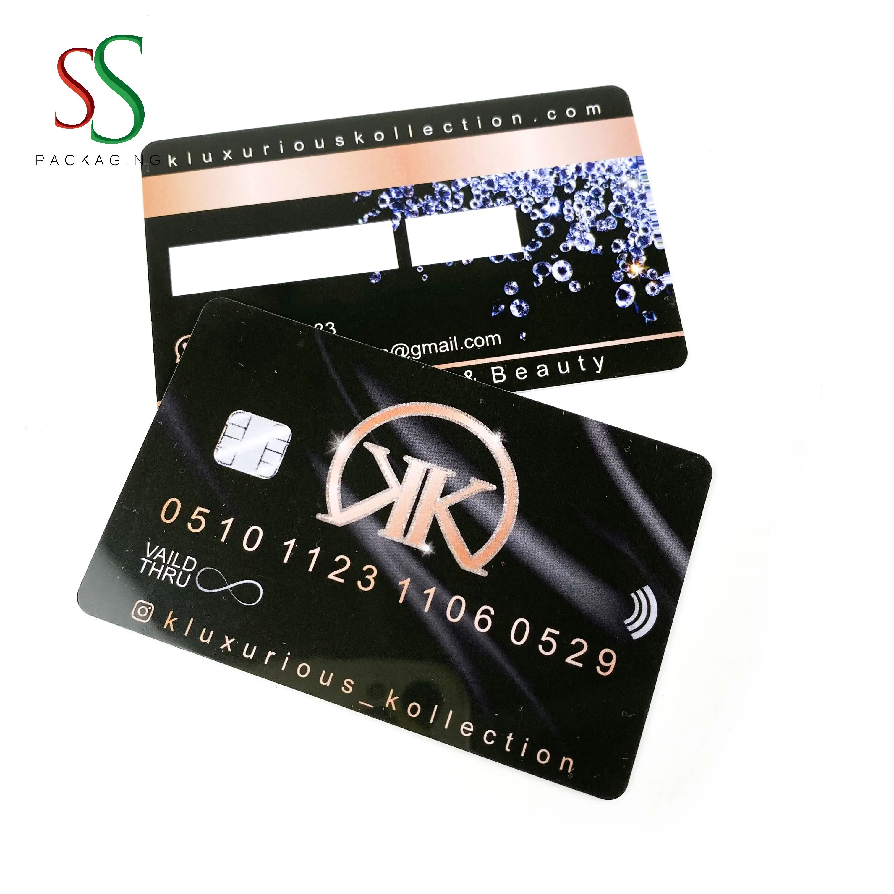 Wholesale Good Selling Custom Business Card Credit Visa with Own Logo Design