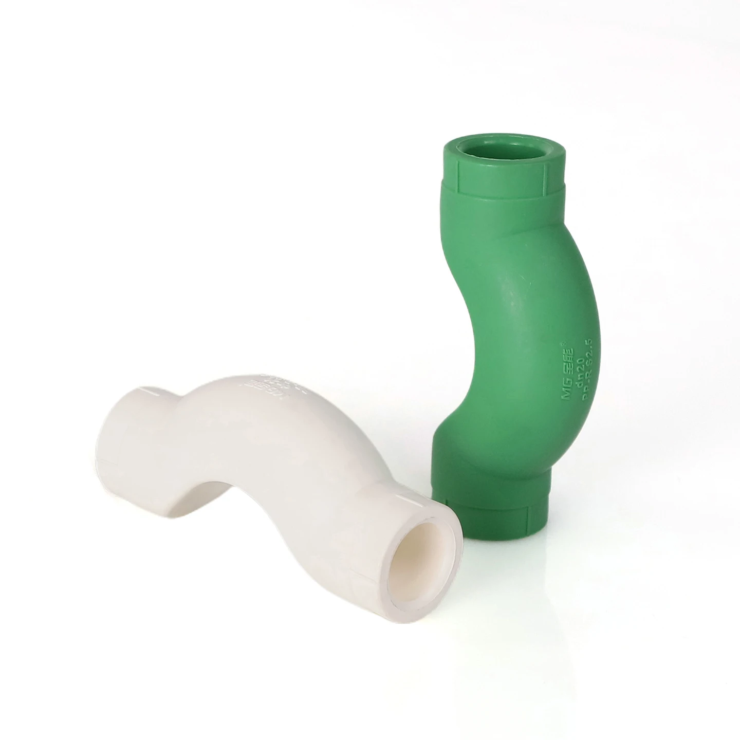 Plumber Material PPR Water Pipe Fittings Plastic Cross Over Bridge Bend PPR Bridge Elbow