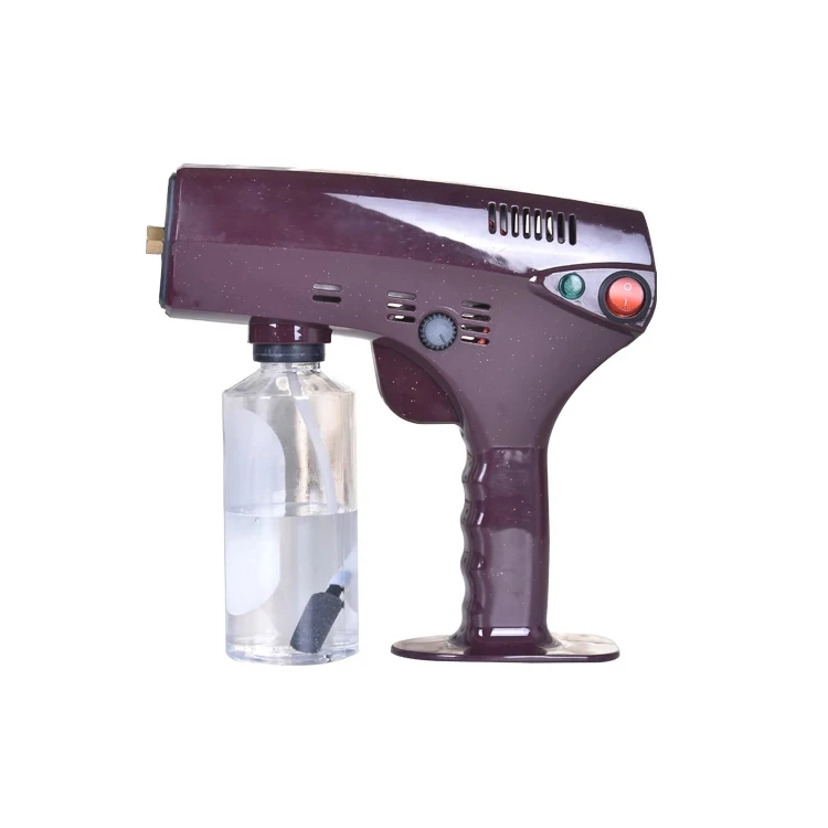 Electric Portable White And Red Color Micro Nano Blu-ray Hair Spray Gun For Salon Use Product