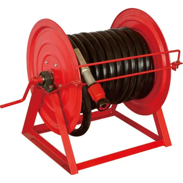 stainless steel fire hose reel BS EN 671-1:2012 standard Fire Hose reel 36M X 19MM/25MM BSP spray/jet/off Fire Swing Hose Reel
