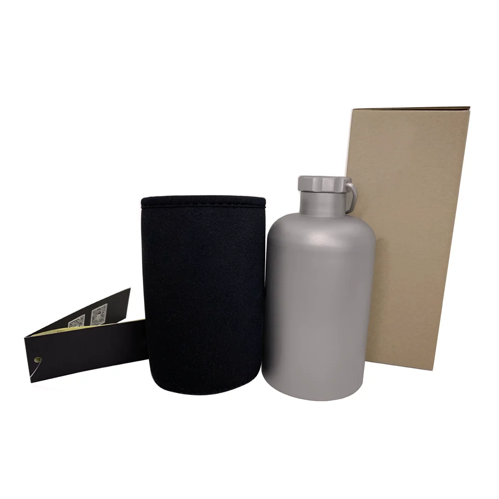 Wholesale customization titanium water bottle 400ml with titanium lid