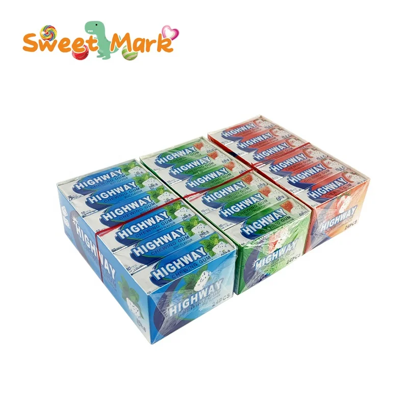 High quality mint bubble gum fruit flavor halal sweet chewing gum