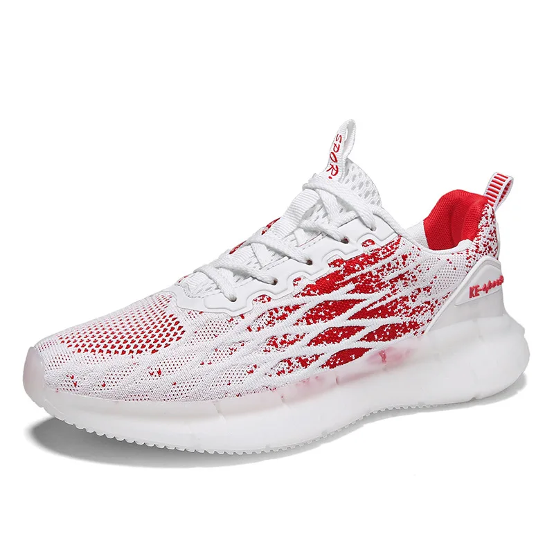 High Quality Fashion Comfort Lace-up Men Breathable  Sneakers  Flying men  fashion sneakers for men