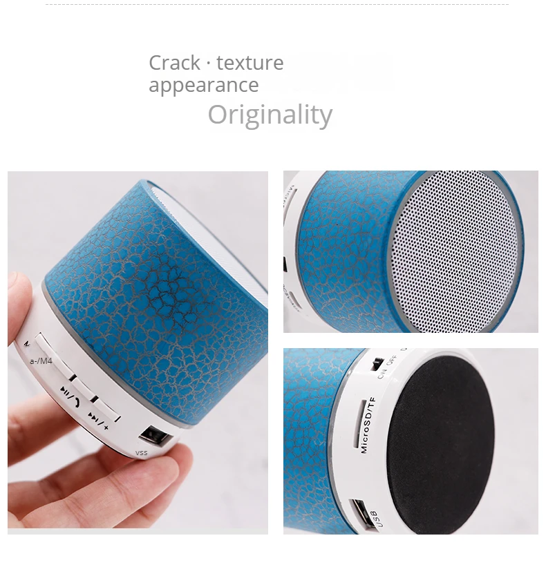 Factory Portable Mini Wireless BT Speakers A9 USB Stereo Sound cheap wireless Audio at retail Christmas hotline