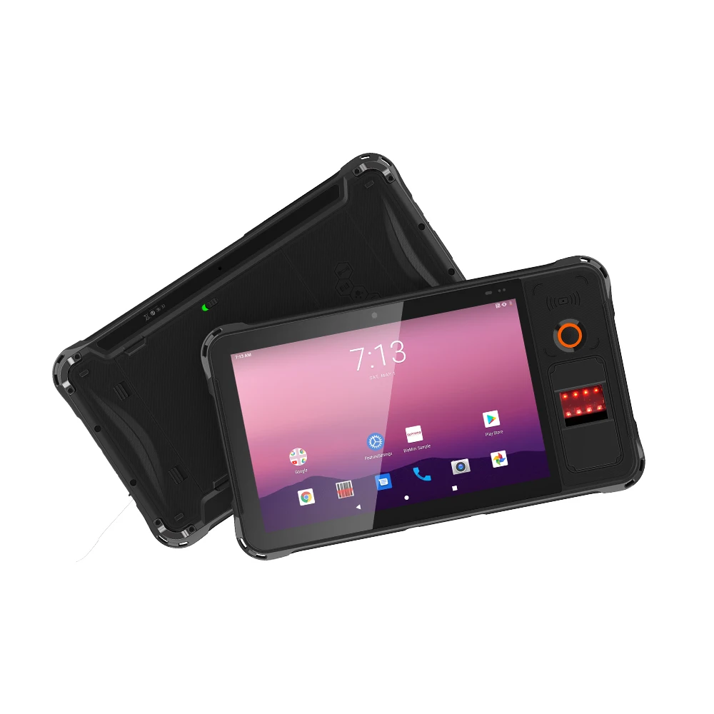 8-inch Handheld Android Biometric Fingerprint Data Capture Tablet with RFID Reader for Voter Registration