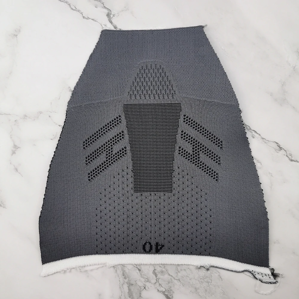 New Style Women casual walking Fly Knit Shoe Upper Vamp Breathable Woman Knit Sneaker Upper Shoe Top