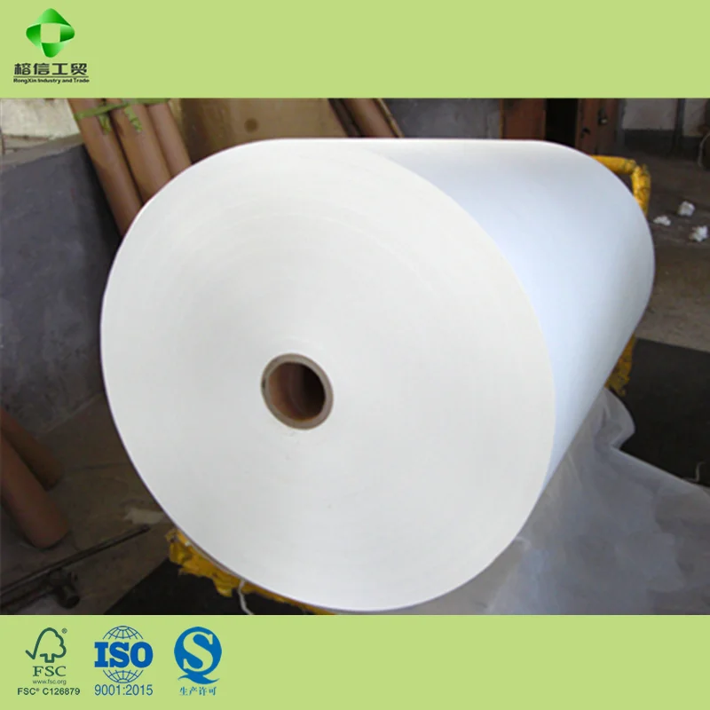 
PE coated paper for disposable take away chicken box cake box paper in jumbo roll 