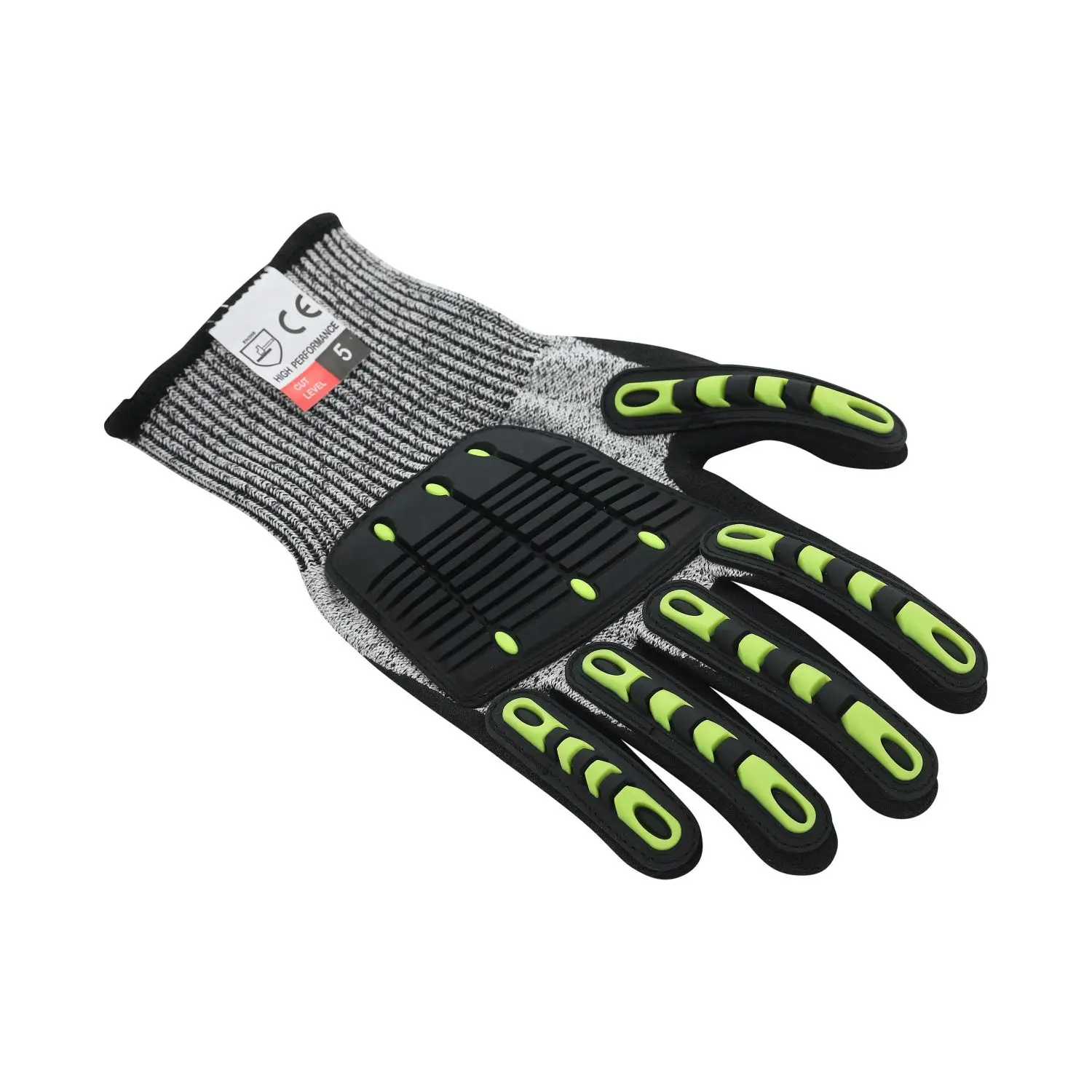 JILI High Performance A9 Cut-Resistant Blue Gloves CE 4X44FP Certified Ideal for Mechanic Work and Industrial Applications