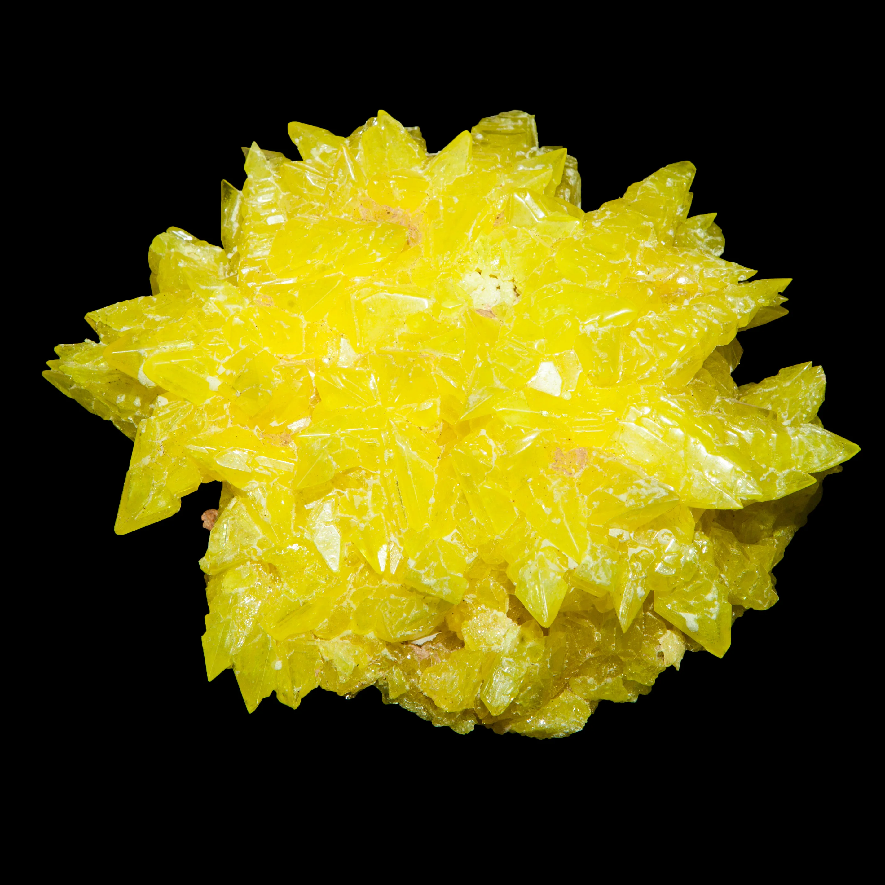 Natural Raw Healing Crystals Stone Mineral Specimen Yellow Sulfur Sulphur Cluster for Home Decor