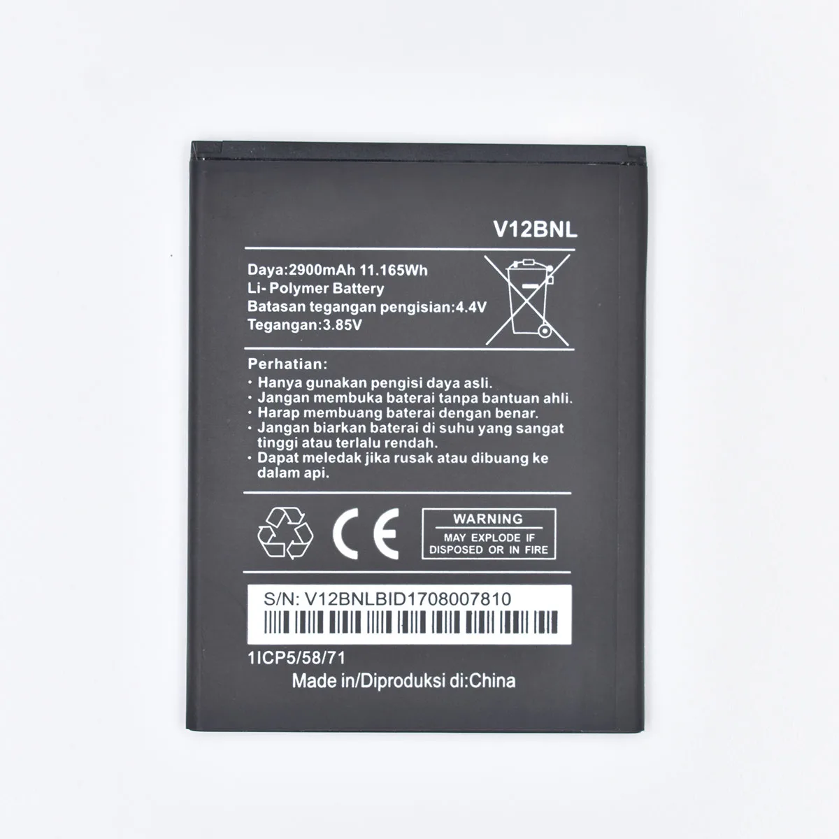 3.85v 2900mAh V12BNL Battery for Wiko  Harry 2 Harry2 tommy 3 plus High Quality Replacement Battery