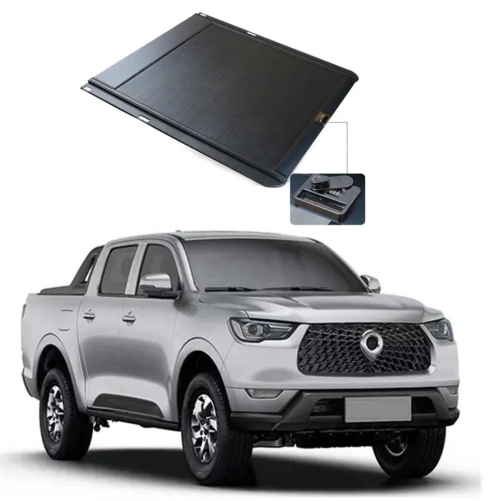 Hard Aluminum Alloy Cover Shutter cover With Password Lock For 2020 toyota hilux Revo/Vigo/Rocco/TRD/Rogue tray cover