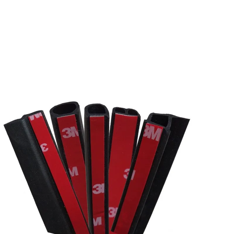 Tape Backed Soundproof Epdm Sponge Car Door Seal Strip