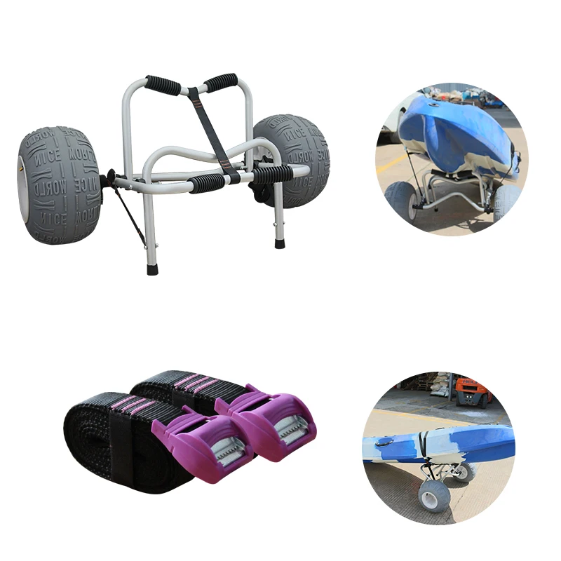 Universal Kayak Cart Aluminium Kayak Cart/Trolley Balloon Wheel