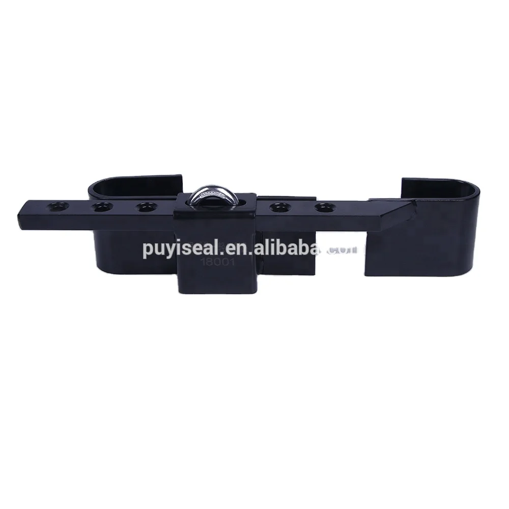 PY-2013 hardened black steel container lock