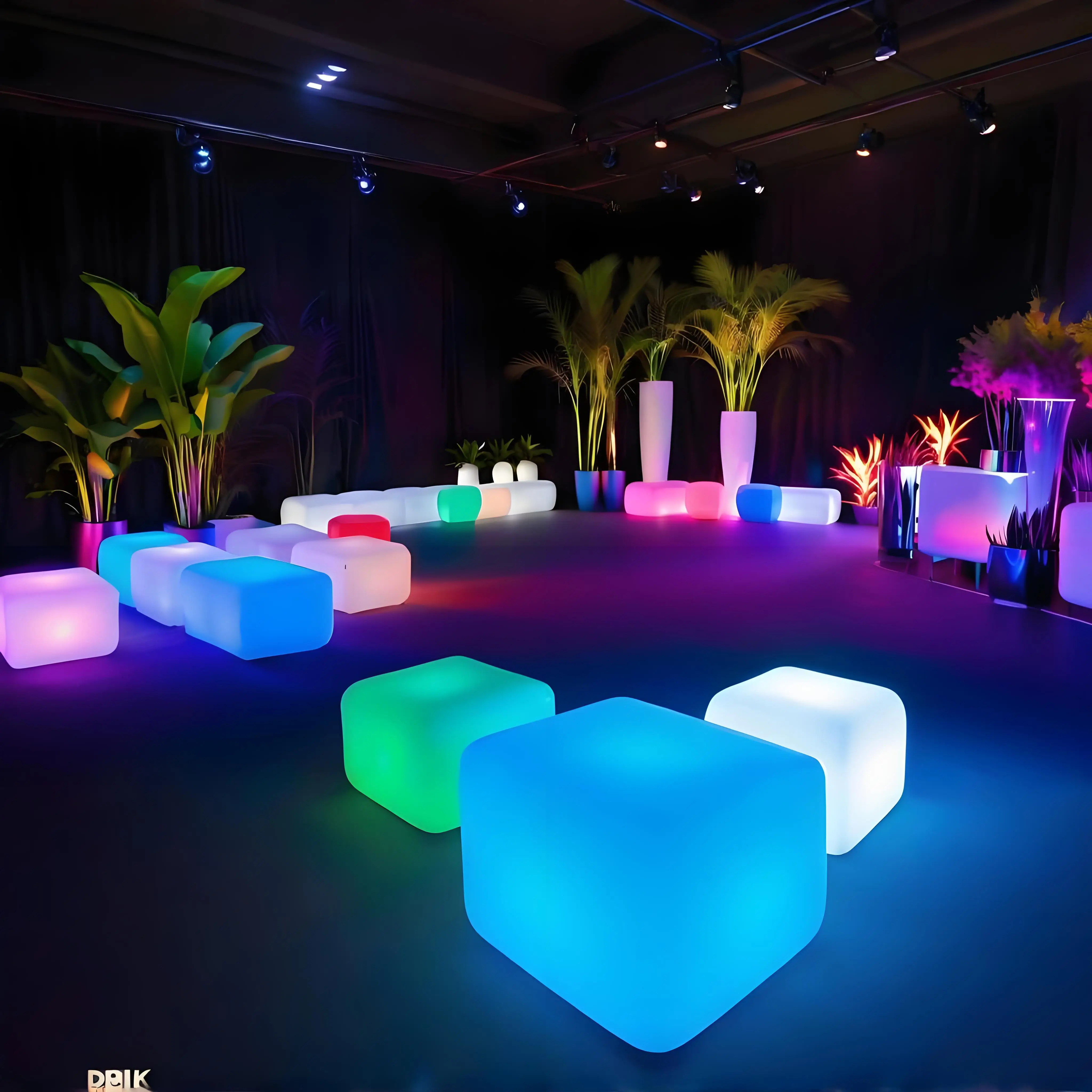 16 Colors Led Cube RGB IP65 Floating pool light Waterproof  LED cube light