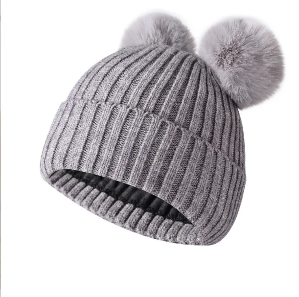custom cute luxury warm wool knitted beanie blanks Winter cashmere bennie caps women 100% pure wool beanie hats