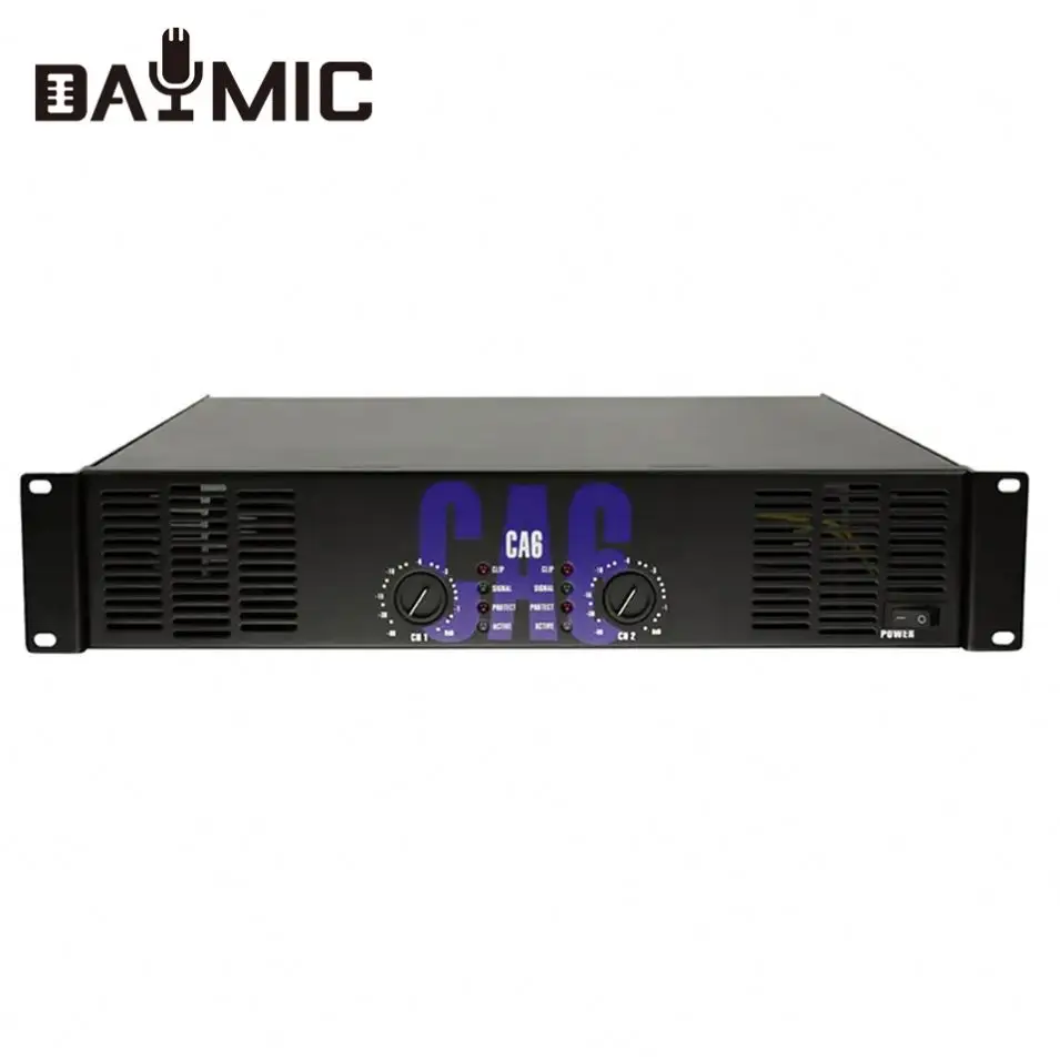 AOSHEN 2 Channel 1350w Professional C20 Power Amplifier for Stage Performance Concert