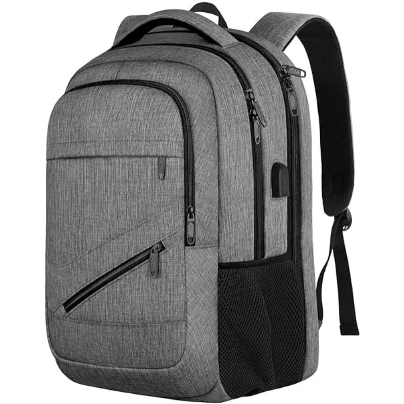 High Quality Large Canvas Backpack with USB Anti Theft Features New Simple Fashion Casual Business Travel for Teens Wholesale