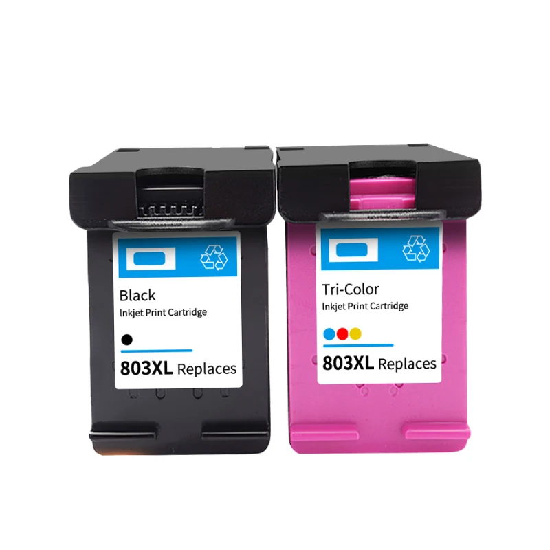 Compatible For HP 803 XL 803XL Ink Cartridge Remanufactured For HP Deskjet 1510 1111 1112 2131 2132 Printer